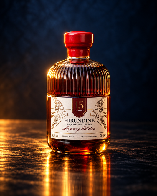 Hirundine Legacy Edition: 15 Year Old Single Malt Scotch Whisky with signed card
